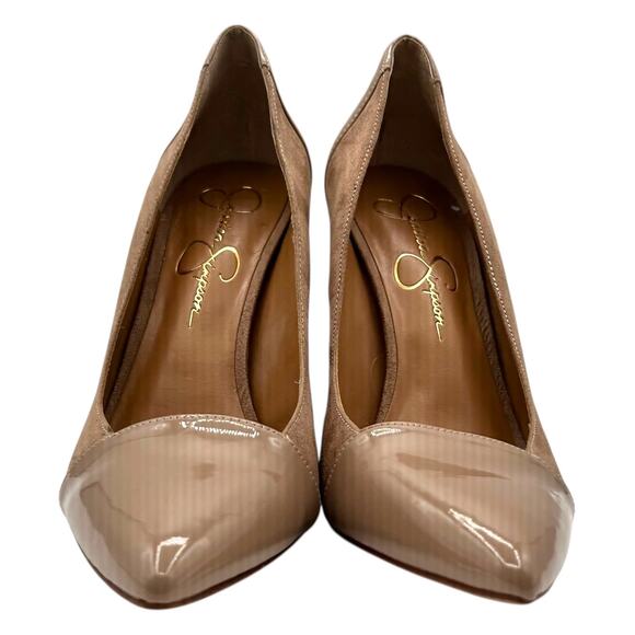 Jessica Simpson Women's Chai Latte Poali Pointed Toe Pump Size 8.5 M - Picture 4 of 11